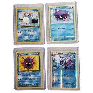Pokemon TCG Lot Of 4 Promo, Vintage, Reverse Holo, Common NM